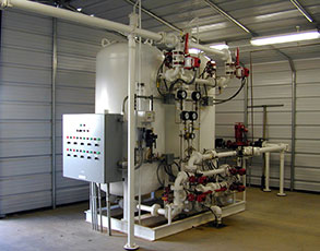 Skid-Mounted Vertically Orient Filtration System