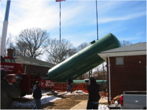 GreensandPlus Filters Installed into existing buildings