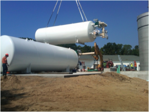 Horizontal GreensandPlus Filter and Degasifier System in New England