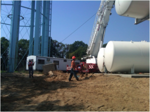 Horizontal GreensandPlus Filter and Degasifier System in New England